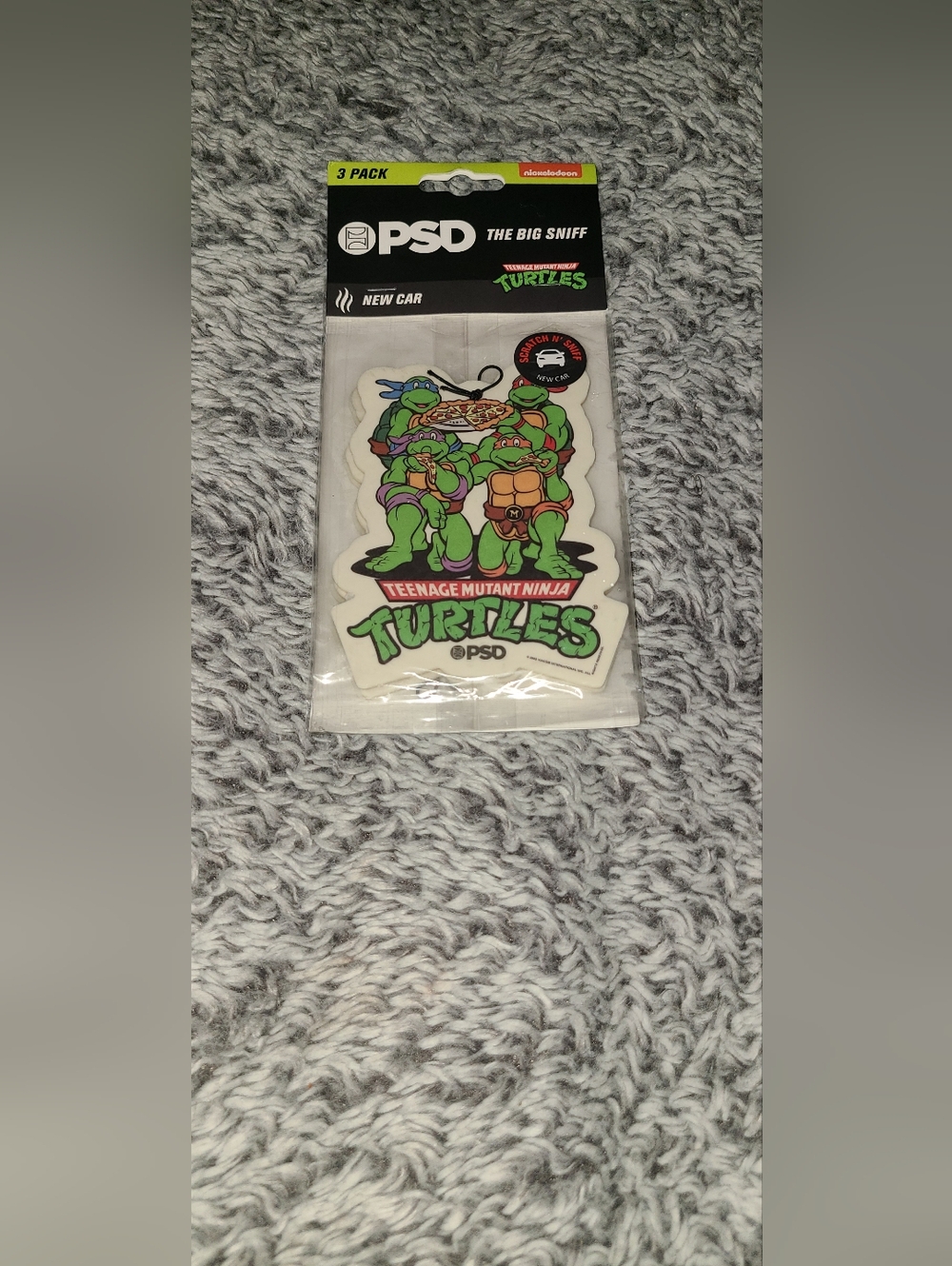 TEENAGE MUTANT NINJA TURTLES TMNT PSD AIR FRESHNER 3 PACK